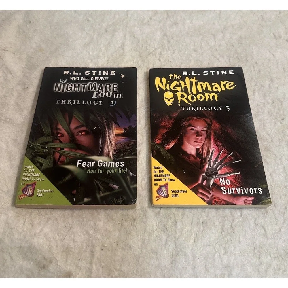 The Nightmare Room Thrillogy #1, & #3: Fear Games No Survivors R L STINE